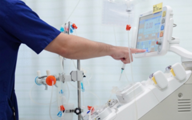 9:00 人工呼吸器患者検査同行